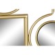 Стенно огледало DKD Home Decor PVC Метал (70 x 2 x 100 cm)