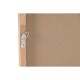 Стенно огледало Home ESPRIT Естествен Дървен Tamm Scandi 60 x 5 x 60 cm