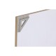 Стенно огледало Home ESPRIT Бял Кафяв Бежов Сив Кристал полистирен 66 x 2 x 92 cm (4 броя)