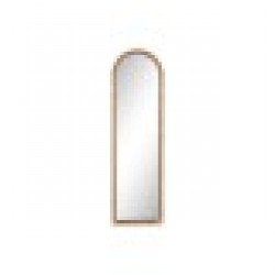 Стенно огледало Home ESPRIT Естествен Кристал Scandi 48,5 x 4,5 x 170 cm - Тоалетки и Огледала