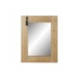 Стенно огледало DKD Home Decor Ела Естествен Червен MDF (70 x 2 x 90 cm) - Тоалетки и Огледала