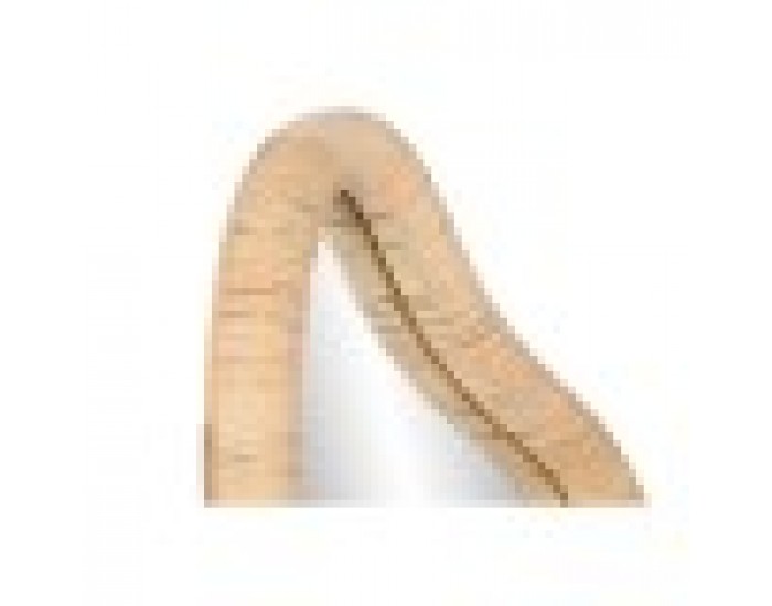 Стенно огледало Home ESPRIT Естествен Кристал Pатан Scandi 52,5 x 4 x 150 cm
