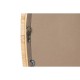 Стенно огледало Home ESPRIT Естествен Кристал Pатан Scandi 52,5 x 4 x 150 cm