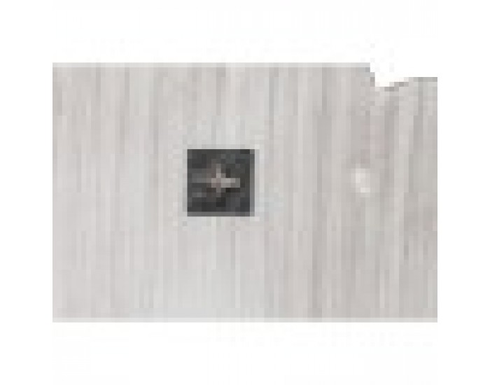 Стенно огледало DKD Home Decor 90 x 1,5 x 90 cm Кристал Естествен Бял Дърво манго Индианец Гранитогрес