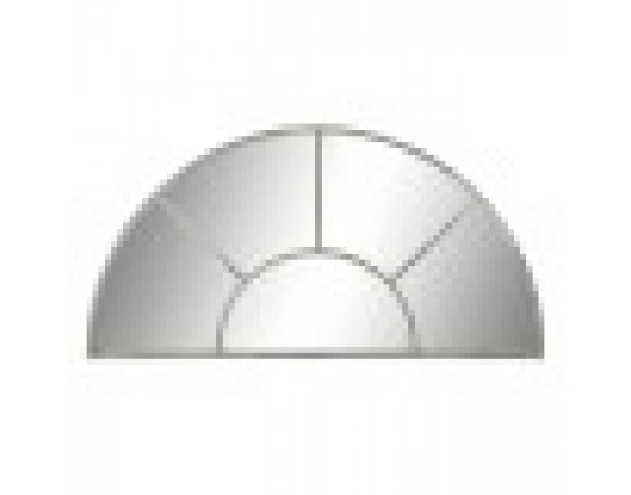 Стенно огледало DKD Home Decor 122 x 2,5 x 62 cm Сив Метал Бял Vintage Прозорец