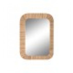 Стенно огледало Home ESPRIT Кафяв Естествен Ела Колониален 70 x 3 x 100 cm - Тоалетки и Огледала