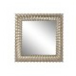 Стенно огледало Home ESPRIT Златен Смола Огледало 95 x 8 x 95 cm - Тоалетки и Огледала