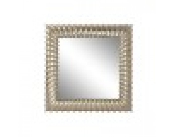 Стенно огледало Home ESPRIT Златен Смола Огледало 95 x 8 x 95 cm