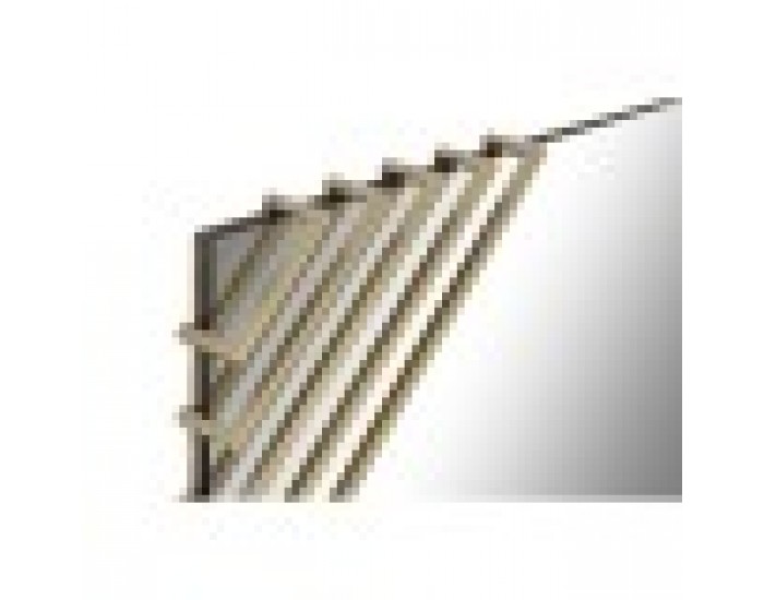 Стенно огледало Home ESPRIT Златен Кристал Желязо 63 x 6 x 93 cm