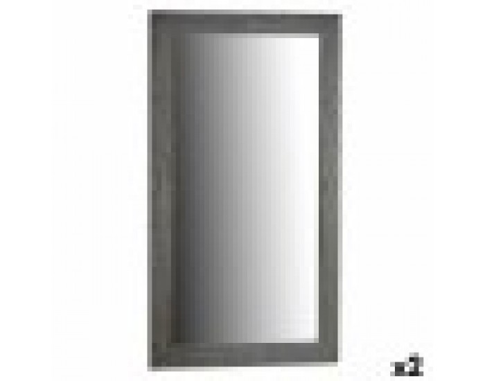 Стенно огледало Сив Дървен Cтъкло 75,5 x 135,5 x 1,5 cm (2 броя) Стенно огледало Сив Дървен Cтъкло 75,5 x 135,5 x 1,5 cm (2 броя)