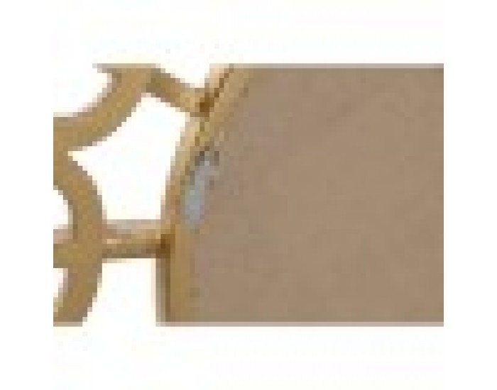 Стенно огледало Home ESPRIT Златен Смола 95 x 5 x 95 cm