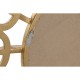Стенно огледало Home ESPRIT Златен Смола 95 x 5 x 95 cm