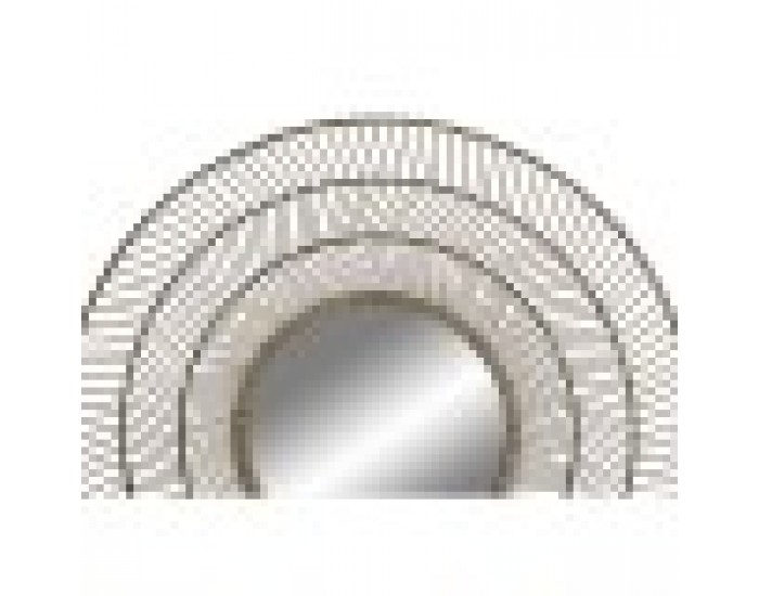 Стенно огледало Home ESPRIT Естествен Тропически 110 x 2,5 x 110 cm Стенно огледало Home ESPRIT Естествен Тропически 110 x 2,5 x 110 cm
