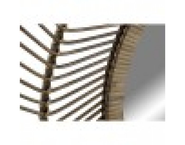 Стенно огледало Home ESPRIT Естествен Тропически 110 x 2,5 x 110 cm Стенно огледало Home ESPRIT Естествен Тропически 110 x 2,5 x 110 cm