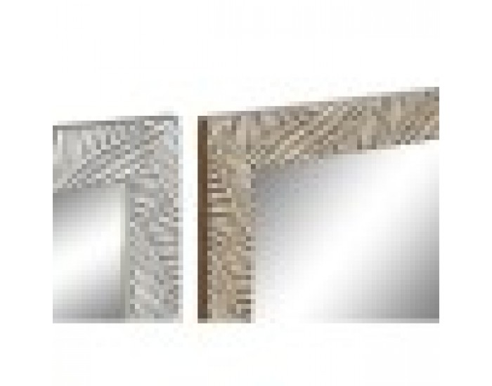 Стенно огледало DKD Home Decor Кристал полистирен Тропически Лист на растение (70 x 2 x 97 cm) (4 броя) Стенно огледало DKD Home Decor Кристал полистирен Тропически Лист на растение (70 x 2 x 97 cm) (4 броя)