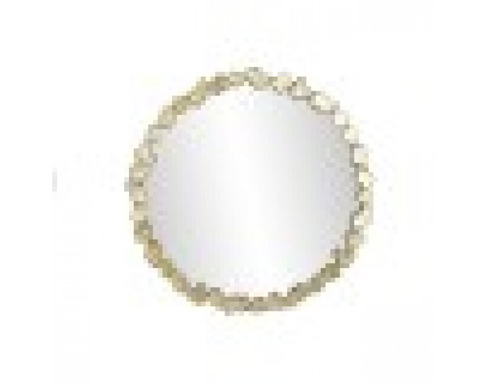 Стенно огледало DKD Home Decor 86 x 3 x 86 cm 84 x 4 x 84 cm Кристал Златен Алуминий