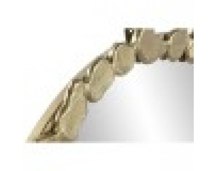 Стенно огледало DKD Home Decor 86 x 3 x 86 cm 84 x 4 x 84 cm Кристал Златен Алуминий