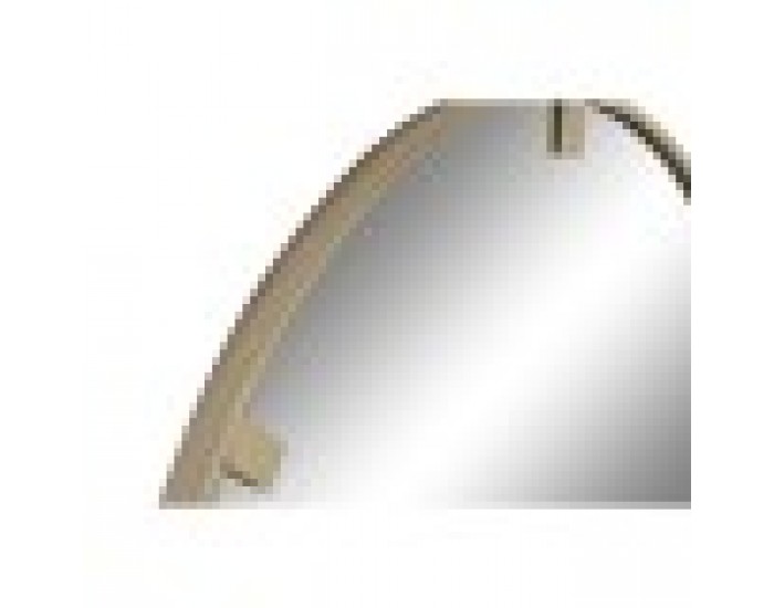 Стенно огледало Home ESPRIT Златен Кристал Желязо 122 x 4 x 122 cm
