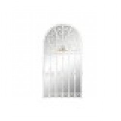Стенно огледало DKD Home Decor Метал Бял Прозорец (55 x 3 x 103,5 cm) - Тоалетки и Огледала