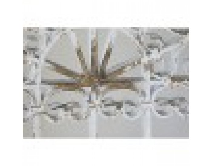 Стенно огледало DKD Home Decor Метал Бял Прозорец (55 x 3 x 103,5 cm)