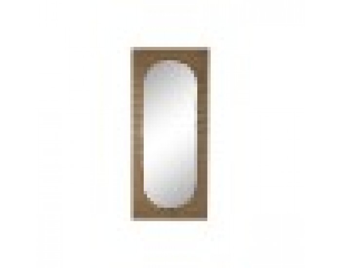 Стенно огледало Home ESPRIT Златен Метал 80 x 6 x 180 cm