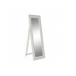 Постоянно огледало DKD Home Decor Бял Дърво манго Дървен MDF Cottage (51 x 6 x 182 cm) - Тоалетки и Огледала