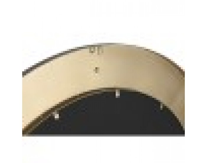 Стенно огледало Home ESPRIT Бял Златен Кристал Желязо 108 x 5,5 x 108 cm