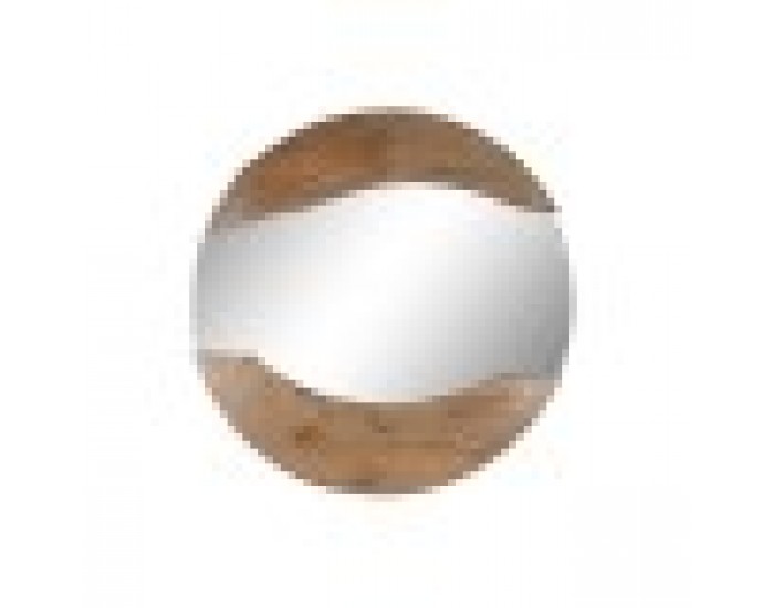 Стенно огледало Home ESPRIT Естествен Bali 120 x 8 x 120 cm