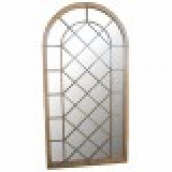 Стенно огледало DKD Home Decor Дървен MDF (90 x 3,5 x 160 cm) - Тоалетки и Огледала