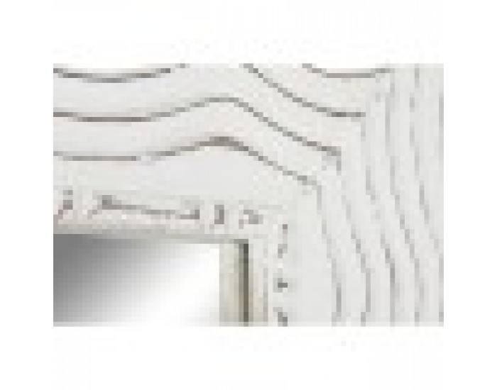 Стенно огледало Home ESPRIT Бял Гранитогрес Scandi 89 x 2,5 x 178 cm