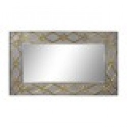 Стенно огледало DKD Home Decor Сив Златен Дърво манго (154 x 5 x 92 cm) - Тоалетки и Огледала