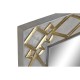 Стенно огледало DKD Home Decor Сив Златен Дърво манго (154 x 5 x 92 cm)