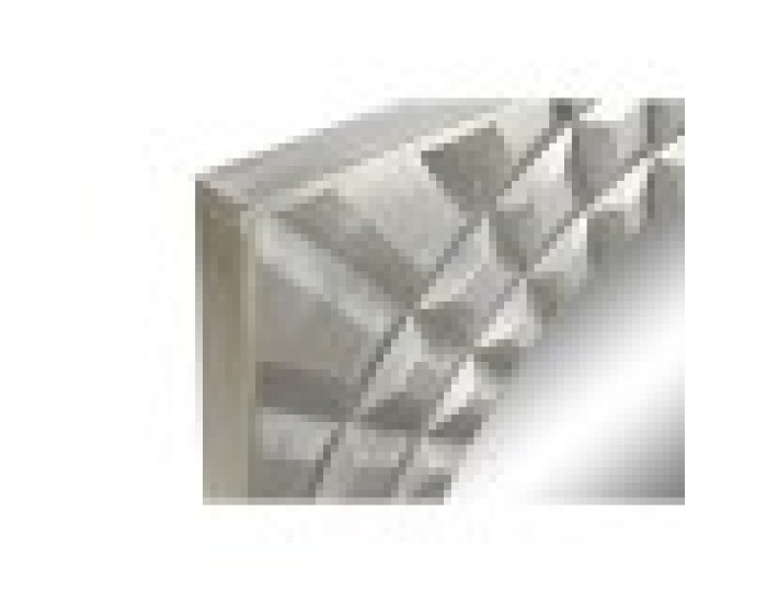 Стенно огледало DKD Home Decor Сребрист Дърво манго (154 x 4 x 92 cm)