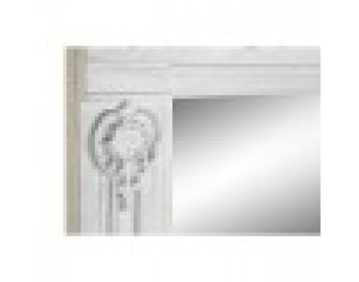 Стенно огледало DKD Home Decor Сив Дърво манго Дървен MDF (133 x 8,5 x 167 cm)