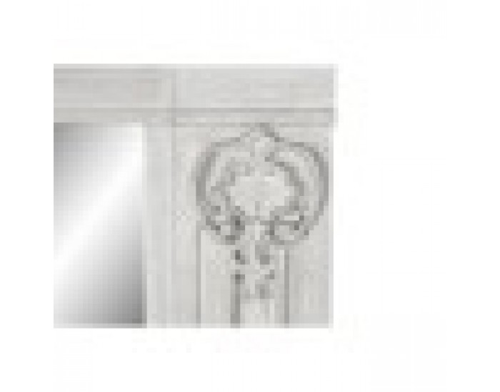 Стенно огледало DKD Home Decor Сив Дърво манго Дървен MDF (133 x 8,5 x 167 cm)