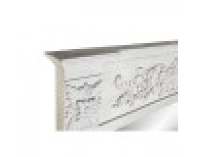 Стенно огледало DKD Home Decor Сив Дърво манго Дървен MDF (133 x 8,5 x 167 cm)