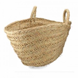 Firewood Basket EDM Еспарто Овален 60 x 45 x 35 cm - Барбекюта и Аксесоари за Барбекюта
