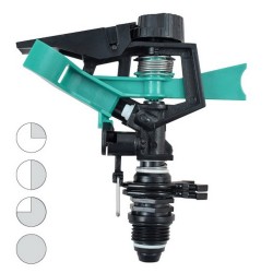 Пръскачка за Поливане Ferrestock SEC-CIR Черен M1/2" Твърда пластмаса - Стоки за Градинарство, Саксии, Системи за поливане