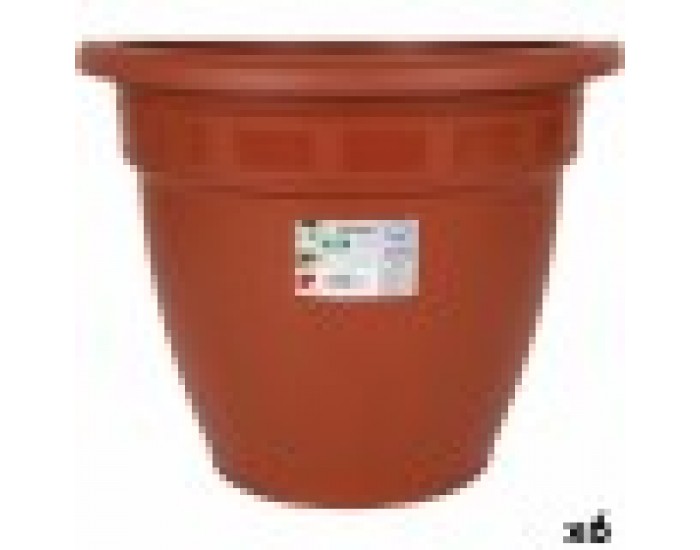 Саксия Dem Squares Кръгъл Кафяв 35 x 35 x 28,5 cm (6 броя)