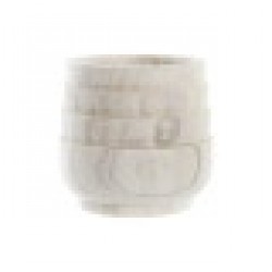 Саксия DKD Home Decor Кафяв Boho (17 x 17 x 16 cm) - Стоки за Градинарство, Саксии, Системи за поливане