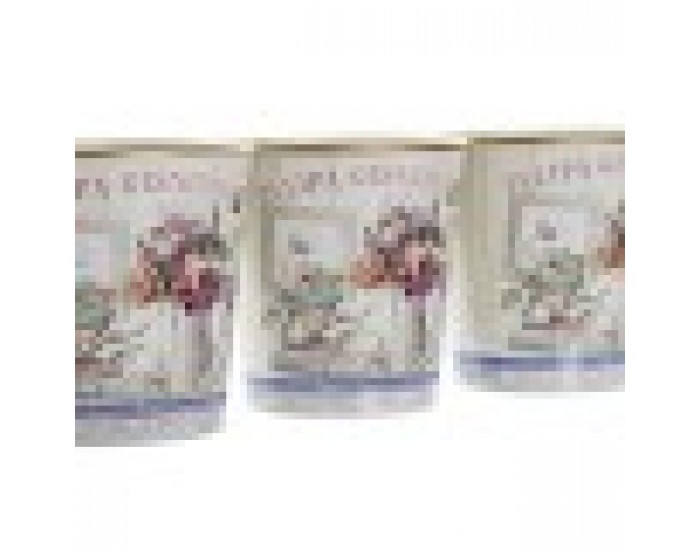 Комплект Саксии за цветя DKD Home Decor Розов Златен PVC (38 x 13 x 14 cm) (3 Части)