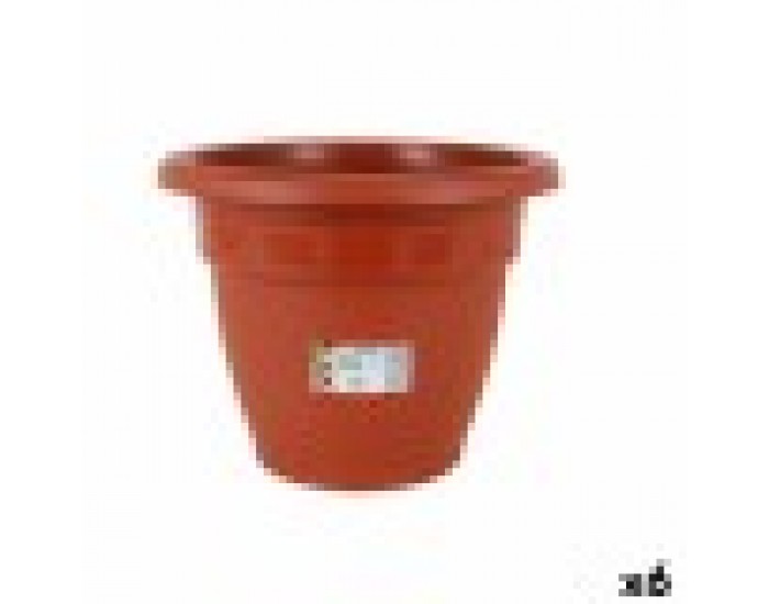 Саксия Dem Squares Кръгъл Кафяв 41,5 x 33 cm (6 броя)