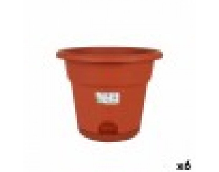 Саксия за Цветя с Чинийка Dem Greentime Кафяв ø 35 x 28,5 cm (6 броя) Саксия за Цветя с Чинийка Dem Greentime Кафяв ø 35 x 28,5 cm (6 броя)