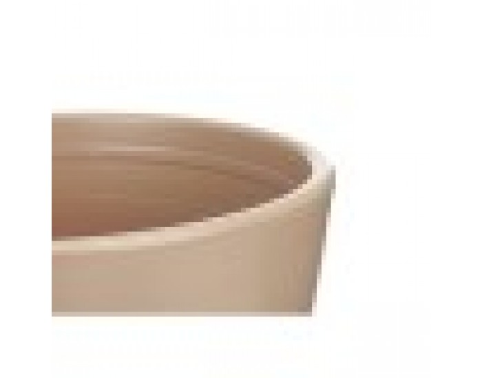 Комплект Саксии за цветя 2 Части Ø 22 cm Ø 28 cm Бежов Глина