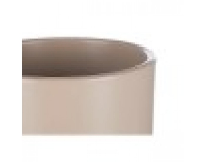 Комплект Саксии за цветя Ø 22 cm Ø 27 cm 2 Части Бежов Глина