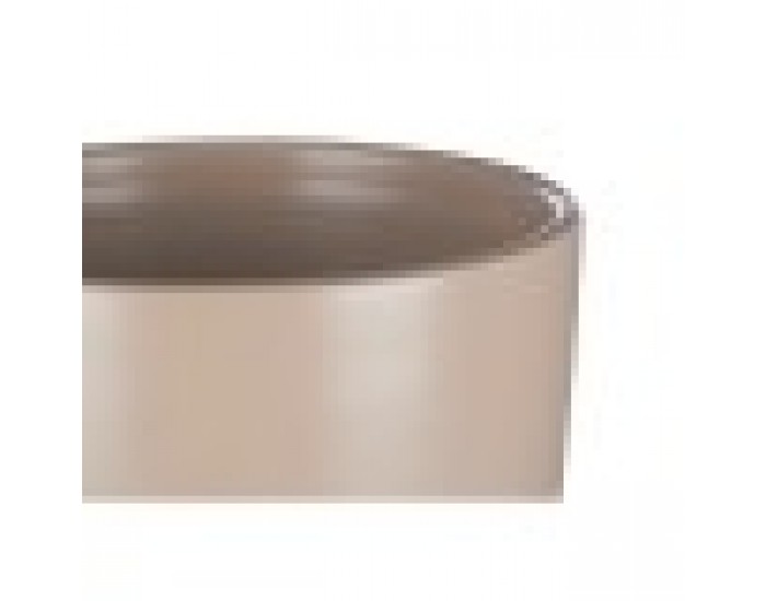 Комплект Саксии за цветя Ø 22 cm Ø 28 cm 2 Части Бежов Глина