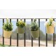 Саксия Home ESPRIT Жълт Зелен Кехлибар Светло розово Метал 14 x 14 x 23 cm (3 броя) Саксия Home ESPRIT Жълт Зелен Кехлибар Светло розово Метал 14 x 14 x 23 cm (3 броя)