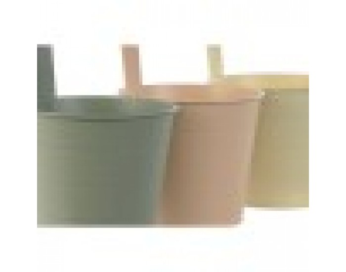 Саксия Home ESPRIT Жълт Зелен Кехлибар Светло розово Метал 14 x 14 x 23 cm (3 броя) Саксия Home ESPRIT Жълт Зелен Кехлибар Светло розово Метал 14 x 14 x 23 cm (3 броя)