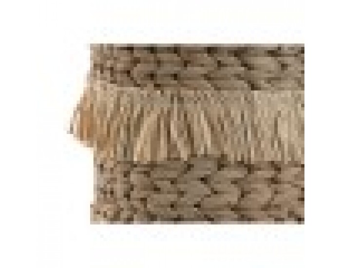 Комплект саксии Home ESPRIT Кафяв Рафия Цимент Тропически 23 x 22 x 25 cm