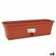 Саксия с Чинийка Dem Greentime Квадратен Кафяв 60 x 20 x 17,3 cm (6 броя) Саксия с Чинийка Dem Greentime Квадратен Кафяв 60 x 20 x 17,3 cm (6 броя)